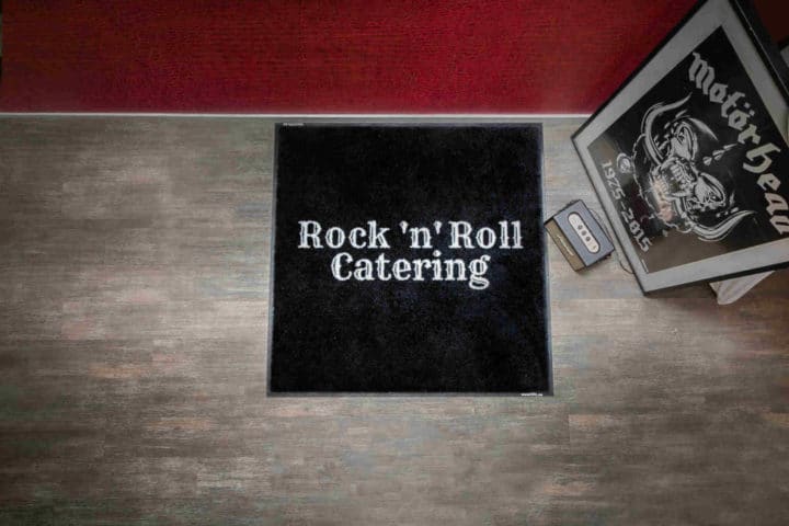 Rock 'n' roll catering matte